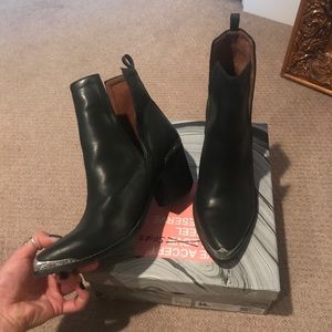 Jeffery Campbell Cromwell Leather booties